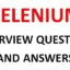 Basic Selenium Interview Questions and Answers